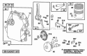 Crankcase Cover Piston Cam Diagram and Parts List for 082232-0386-01  Briggs and Stratton Engine